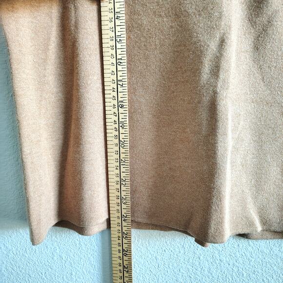 Talbots Womens Size XL Oatmeal Tan Sleeveless Tank Top Shirt Soft Work Wear - Picture 3 of 6